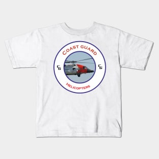 US Coastguard search and rescue Helicopter, Kids T-Shirt